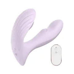 JOTA STORE - Moon Pearl Estimulador 2 en 1 Vibrador y Succionador Portátil de Uso Discreto 5 Modos Vibra+
