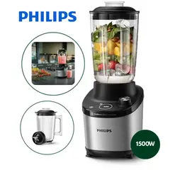 PHILIPS - Licuadora 1500W de Alta Velocidad Pica Hielo 2 Litros ProBlend Ultra HR3760