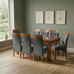 TODO SOBRE HOGAR - Juego de Comedor Livorno 8 Sillas
