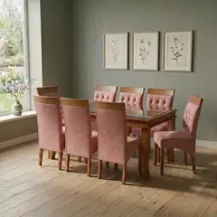 TODO SOBRE HOGAR - Juego de Comedor Livorno 8 Sillas