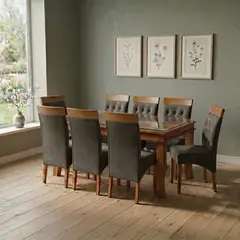 TODO SOBRE HOGAR - Juego de Comedor Livorno 8 Sillas