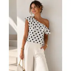 Ama Outfitters - BLUSA BARCELONA DE PUNTOS