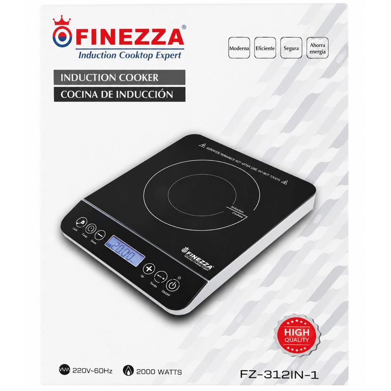 Cocina de Inducción FZ 312IN de 01 Hornilla Cocción Rápida Función Timer