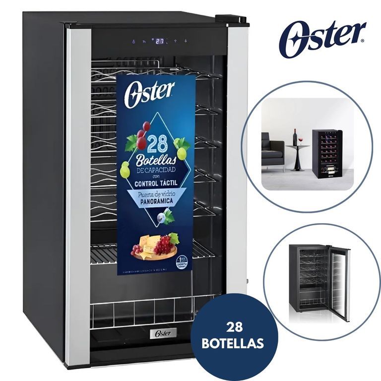 VINERA OS-PWCC2800B 28 BOTELLAS DIGITAL NEGRO