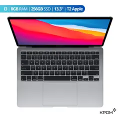 APPLE - MacBook Air 2020 13.3” i3 8GB RAM + 256GB SSD Gris Espacial Reacondicionado Grado A