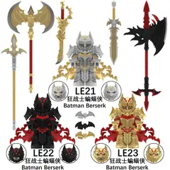 GENERICO - Set de minifiguras personalizadas de Batman Berserk DC compatibles con LEGO LE21-LE23