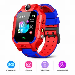 OEM - Smartwatch para Niños Q19 con Cámara, Llamadas, Videollamadas, GPSLBS y Botón SOS - Rojo