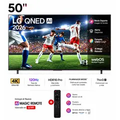 LG - Televisor 50 Qned 4k ThinQ Ai 50QNED73ASA Smart TV 2026