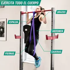 Winner - PACK X 5 BANDAS DE RESISTENCIA CROSSFIT + Estuche