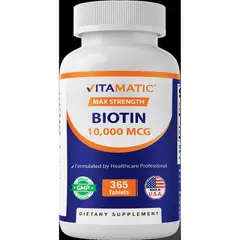 GENERICO - Biotina De 10,000 Mcg De 365 tableta vitamatic