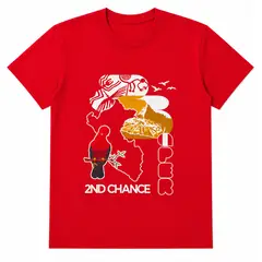 2ND CHANCE - Polo Hombre Cuello Redondo 100% Algodón Colección Mundialista 2026