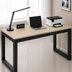 GENERICO - ESCRITORIO METÁLICO CON TABLERO MELAMINA 160 cm ESTILO INDUSTRIAL