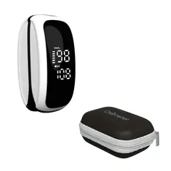 PULSE - Oximetro Recargable Modelo 019A Pantalla Led y Estuche Rigido
