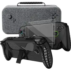 GENERICO - Estuche Rígido de Viaje + Funda TPU + Mica Compatible con ASUS ROG Ally y Ally X