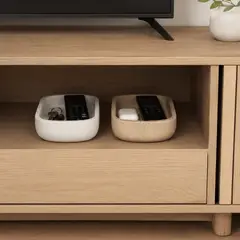 LAR DANIELSEN - Set de 2 bandejas de organizadoras de estante de TV - 2 colores