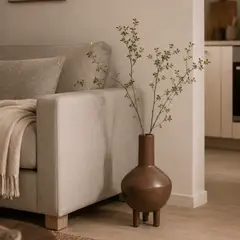 LAR DANIELSEN - Jarrón de piso minimalista 37 cm - Kiwi