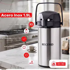 RECORD - Termo Acero Inoxidable - GARANTIA