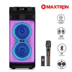 MAXTRON - Torre de Sonido Infinity XT MX 1038 PRO Boufer 10" x 2 USB BT TWS 01 MICRO