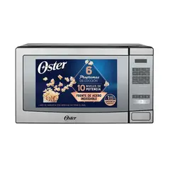 OSTER - Horno Microondas de 20 litros POGYME3703M Plateado