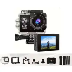 SEISA - Camara Deportiva HD 1080P Resistente al Agua