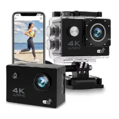 SEISA - Camara Deportiva 4K Ultra HD 16Mp Resistente al Agua