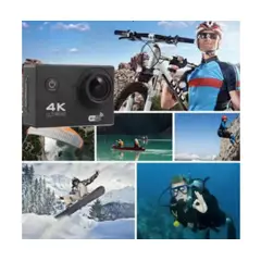 SEISA - Camara Deportiva 4K Ultra HD 16Mp Resistente al Agua