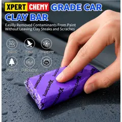 EXPERTO - Clay Bar Xpertchemy - Arcilla para descontaminar la pintura, listo para encerar - 100 gr