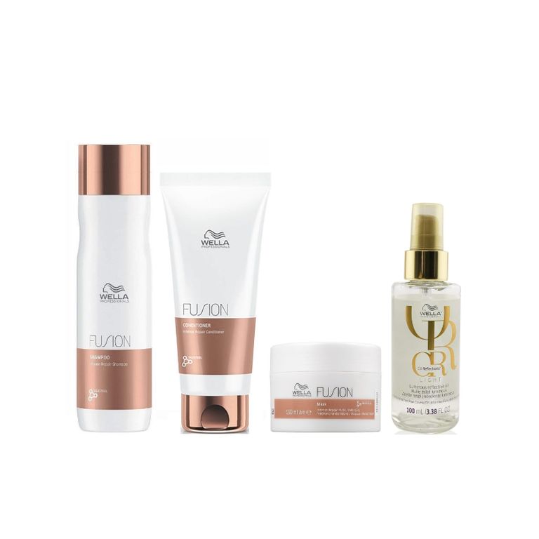 - Pack Fusion Shampoo Acondicionador Mascarilla Oil Light