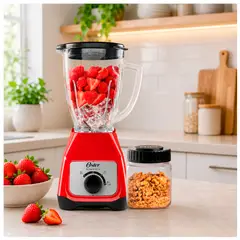 OSTER - Licuadora de 1.5 litros BLSTKAGRRD + Mini vaso Picatodo