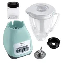 OSTER - Licuadora de 1.5 litros BLSTKAG-VPB+ Mini vaso Picatodo