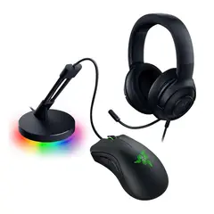 RAZER - Kit KrakenX Lite+Mouse Deathadder Essential+Sujetador