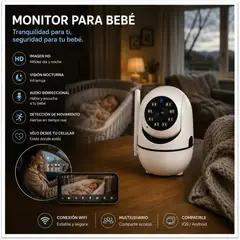 GENERICO - MONITOR PARA BEBÉ WIFI HD MANTENTE CERCA DE QUIEN MÁS AMAS