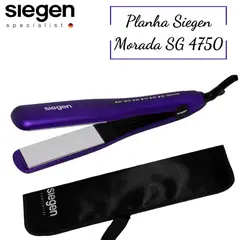 Siegen - Plancha Alisadora de cabello SG-4750 Morado