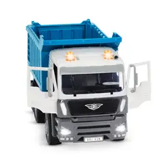 DRIVEN - Camión de basura azul grande modelo nuevo