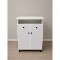 DEMYM - MUEBLE AUXILIAR CLAVEL BLANCO