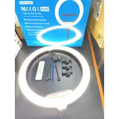 OEM - Aro de Luz 45cm - Para 3 telefonos - Led Intensidad Ajustable