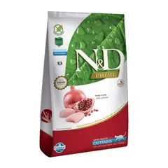 ND - Alimento N&D Prime 7.5kg Gatos Adultos Castrados Sabor Pollo & Granada
