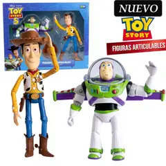 DISNEY PIXAR - Set de Figuras De Acción Woody y Buzz Lightyear TOY STORY TS-M2-4