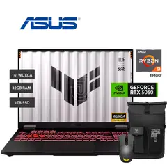 ASUS - Laptop TUF FA608PM-RV078 AMD RYZEN 9 8940HX, Ram 32gb, Ssd 1TB, Rtx 5060, 16", Win 11