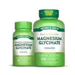 Nature'S Truth - Natures Truth Pack Glicinato de Magnesio 180 Cápsulas 120 + 60