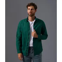 Mbo - Camisa 100% Algodón Manga Larga Hombre