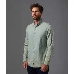 Mbo - Camisa 100% Algodón Manga Larga Hombre