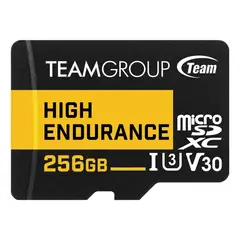 TEAMGROUP - Tarjeta Micro Sdxc Uhs-i 256gb High Endurance V30