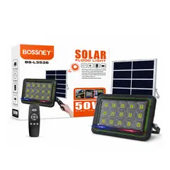 OEM - Reflector Led Con Panel Solar Bossney 50W