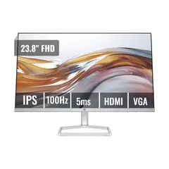 HP - Monitor 524SW 23.8 FHD IPS 100Hz 5ms HDMI VGA Blanco