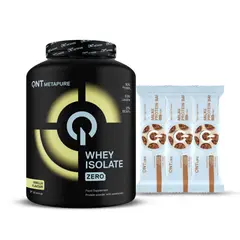 Qnt - Pack Metapure Isolate 4.4 Lbs Vainilla + 3 Barras Milkii Cookie