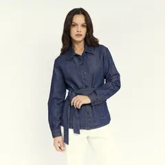 EXIT - Casaca Demi Azul Mujer
