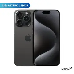 APPLE - IPhone 15 Pro 256GB Titanio Negro eSIM Reacondicionado Grado A