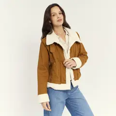 EXIT - Casaca Marena Camel Mujer