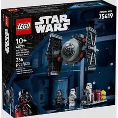 LEGO - Star Wars 40771 Caza Tie con Plataforma de Hangar (236 piezas)